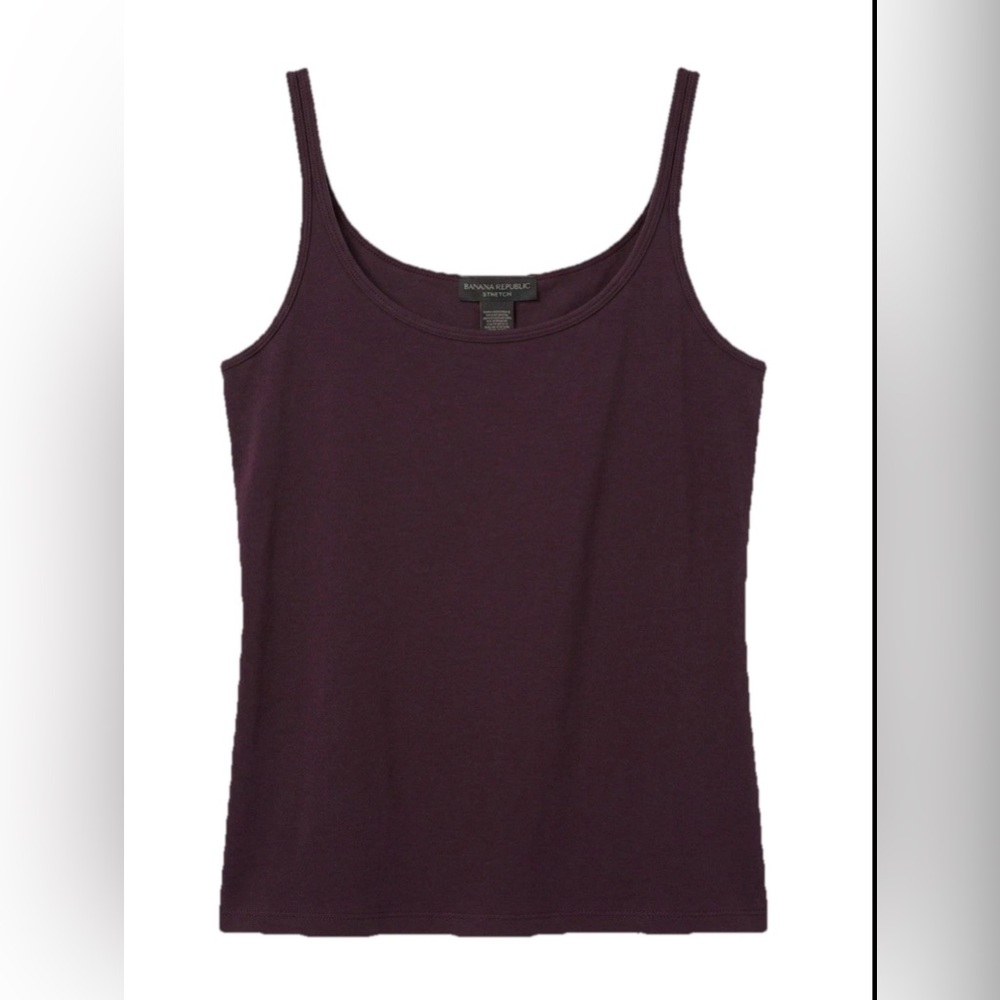 Banana Republic Plum Purple Scoop Neck Tank Top